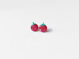 broccoli or cherry tomatoes earrings