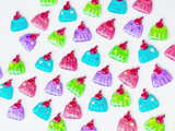 aspic jelly earrings - ocean soda, melon soda, grape or strawberry