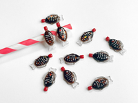 soy sauce fish earrings