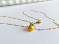 fruit necklace - cherry, lemon, orange, or strawberry