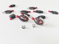 soy sauce fish earrings