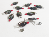 soy sauce fish earrings