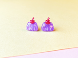 aspic jelly earrings - ocean soda, melon soda, grape or strawberry