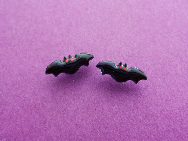 tiny bats earrings