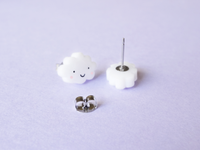 happy cloud earrings