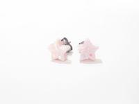 small dreamy pastel stars earrings - purple, pink, or mint