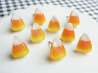 candy corn earrings