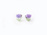 itty bitty tulip earrings