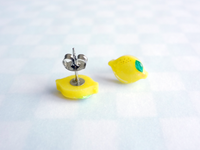 lemon or lime earrings