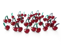 single cherry earrings