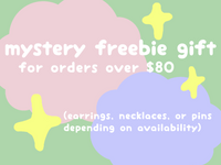 ✦ mystery freebie gift for orders over $80 CAD ✦